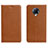 Leather Case Stands Flip Cover L01 Holder for Xiaomi Redmi K30 Pro 5G Orange