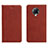 Leather Case Stands Flip Cover L01 Holder for Xiaomi Redmi K30 Pro Zoom Brown