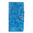 Leather Case Stands Flip Cover L01 Holder for Xiaomi Redmi Note 9 Pro Max Sky Blue