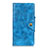 Leather Case Stands Flip Cover L01 Holder for Xiaomi Redmi Note 9 Pro Sky Blue