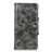 Leather Case Stands Flip Cover L01 Holder for Xiaomi Redmi Note 9S Gray