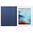 Leather Case Stands Flip Cover L02 for Apple iPad 2 Blue
