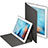 Leather Case Stands Flip Cover L02 for Apple iPad 4 Black