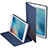 Leather Case Stands Flip Cover L02 for Apple iPad Mini 2 Blue