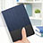 Leather Case Stands Flip Cover L02 for Apple New iPad 9.7 (2017) Blue