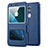 Leather Case Stands Flip Cover L02 for Huawei GR5 Blue