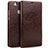 Leather Case Stands Flip Cover L02 for Huawei Honor Note 8 Brown