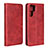 Leather Case Stands Flip Cover L02 for Huawei P30 Pro Red Wine