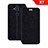 Leather Case Stands Flip Cover L02 for Nokia X7 Black