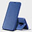 Leather Case Stands Flip Cover L02 for Samsung Galaxy S9 Plus Blue