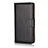 Leather Case Stands Flip Cover L02 for Sony Xperia XZ1 Compact Black