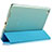 Leather Case Stands Flip Cover L02 for Xiaomi Mi Pad 3 Blue