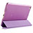 Leather Case Stands Flip Cover L02 for Xiaomi Mi Pad 3 Purple
