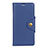 Leather Case Stands Flip Cover L02 Holder for Alcatel 7 Blue