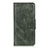 Leather Case Stands Flip Cover L02 Holder for Apple iPhone 12 Pro Max Green