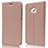 Leather Case Stands Flip Cover L02 Holder for Asus Zenfone 4 Selfie Pro Rose Gold