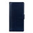 Leather Case Stands Flip Cover L02 Holder for BQ Aquaris C Blue
