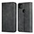 Leather Case Stands Flip Cover L02 Holder for Google Pixel 4a Black