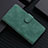 Leather Case Stands Flip Cover L02 Holder for Google Pixel 5 Green