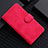 Leather Case Stands Flip Cover L02 Holder for Google Pixel 5 Red