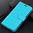 Leather Case Stands Flip Cover L02 Holder for Huawei Enjoy 10e Sky Blue