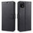 Leather Case Stands Flip Cover L02 Holder for Huawei Enjoy 20 5G Black