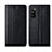 Leather Case Stands Flip Cover L02 Holder for Huawei Enjoy 20 Pro 5G Black