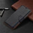 Leather Case Stands Flip Cover L02 Holder for Huawei Honor 9A Black