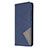 Leather Case Stands Flip Cover L02 Holder for Huawei Honor 9C Blue