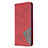 Leather Case Stands Flip Cover L02 Holder for Huawei Y7p Red