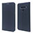 Leather Case Stands Flip Cover L02 Holder for LG V50 ThinQ 5G Blue
