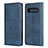 Leather Case Stands Flip Cover L02 Holder for LG V60 ThinQ 5G Blue