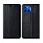 Leather Case Stands Flip Cover L02 Holder for Motorola Moto G 5G Plus Black