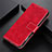 Leather Case Stands Flip Cover L02 Holder for Motorola Moto G9 Power Red