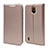 Leather Case Stands Flip Cover L02 Holder for Nokia 1.3 Rose Gold