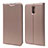 Leather Case Stands Flip Cover L02 Holder for Nokia 2.3 Rose Gold