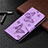 Leather Case Stands Flip Cover L02 Holder for Nokia 3.4 Clove Purple