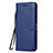Leather Case Stands Flip Cover L02 Holder for Nokia 7.2 Blue