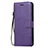 Leather Case Stands Flip Cover L02 Holder for Nokia 7.2 Purple