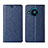 Leather Case Stands Flip Cover L02 Holder for Nokia 8.3 5G Blue