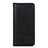 Leather Case Stands Flip Cover L02 Holder for Oppo A53s Black