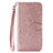 Leather Case Stands Flip Cover L02 Holder for Oppo A91 Rose Gold