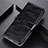 Leather Case Stands Flip Cover L02 Holder for Oppo A93 Black