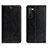 Leather Case Stands Flip Cover L02 Holder for Oppo K7 5G Black