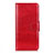 Leather Case Stands Flip Cover L02 Holder for Oppo Reno4 4G Red