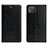 Leather Case Stands Flip Cover L02 Holder for Oppo Reno4 Z 5G Black