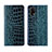 Leather Case Stands Flip Cover L02 Holder for Realme X7 5G Blue