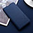 Leather Case Stands Flip Cover L02 Holder for Realme XT Blue