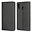 Leather Case Stands Flip Cover L02 Holder for Samsung Galaxy A30 Black