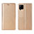 Leather Case Stands Flip Cover L02 Holder for Samsung Galaxy A42 5G Gold